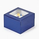 Dozen Blue Cupcake Boxes
