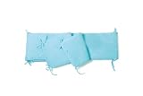 from Baby Boum Baby Boum Super Soft & Extra Long Thick Padded Cot & Playpen Bumper (Turquoise/Azur Blue, 28 X 400 cm) (Model 207TERRY76)
