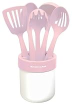 KitchenAid Cook for the Cure 6-Piece Utensil Set, Pink