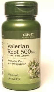 GNC Herbal Plus Valerian Root, Tablets, 100 ea