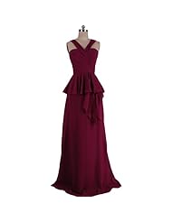 Sheath Fitted Chiffon Bridesmaid Dress 