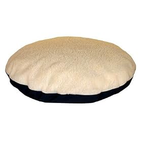 Orthopedic Memory Dog Bed Round Tan 48 In.