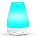Essential Oil Diffuser, 100ml Portable Aroma Cool Mist Air Humidifier with Adjustable Mist Mode 7 Color Changing LED Lights, Waterless Auto off for Home Office Spa (LM-008)