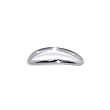 10 KT White Gold Slim Band 10K Thumb Ring