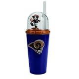Pack of 2 NFL St. Louis Rams Animated Mascot Children's Drinking Cups
