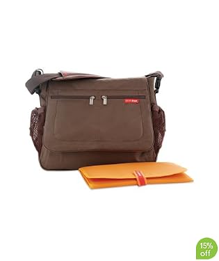 Skip-Hop Messenger Change Bag - Chocolate