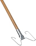 Rubbermaid Commercial FGU110000000 Wedge Mop Wood Handle with Metal Frame