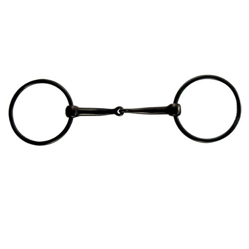 Coronet Black Sweet Iron Loose Ring Snaffle Bit, 5 1/4-Inch