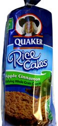 Quaker Rice Cakes Apple Cinnamon 6.52 oz 12 CT by Quaker