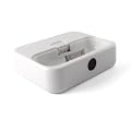 Incutex Ladestation Dockingstation mit 3 Adaptern und Fernbedienung f�r iPhone 4, 3G, 3GS, iPod mini, nano, 3Gen, 4Gen (unter 20GB), 4Gen (40GB-60GB) Aufladestation mit Remote Aufs�tze wei� mit iTunes synchronisierbar