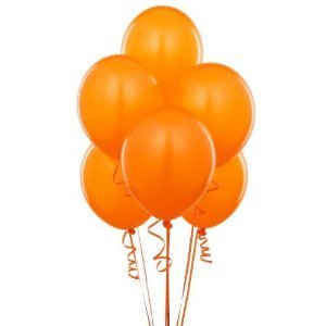 Sunkissed Orange Orange Balloons 6 count