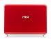 MSI 10�C���`���C�h�t���l�b�g�u�b�N Netbook U100Plus �p�b�V�������b�h U100Plus-RD U100 Plus-RD