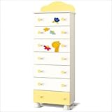 Azur Savana Line Giraffe Tall Chest of Drawers