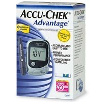 HealthPersonalCare: Accu chek Advantage Diabetes Monitoring Kit