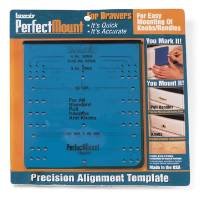 Tools: Laurey Perfect Mount Precision Allignment Template for Drawer Hardware #98101