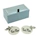 from AJ In The Forest Novelty Wedding BEST MAN Cufflinks Gift Boxed