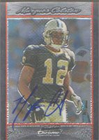Marques Colston, New Orleans Saints, 2007 Bowman Chrome Autographed Card