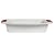 Ethos Hells Kitchen White Roaster with Red Silicon Handles, 34.5 cm