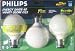 3-Pack G25 Vanity Globe Phillips CFL Compact Fluorescent