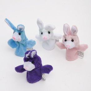 Childrens Toyshop  Toys : Easter Bunny Finger Puppet