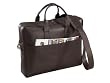 Lucrin - Brown leather Elegantissimo briefcase