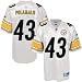 Troy Polamalu Youth Jersey: Reebok White Replica #43 Pittsburgh Steelers Jersey - Small (8)
