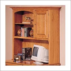 Chatham Furniture Highland Road Cherry Hutch Top 6341 ( Antique White/Nickel)