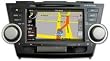 ROSENS 08 09 TOYOTA HIGHLANDER GPS NAVIGATION FACTORY FIT DVD CD LCD MULTI MEDIA 8 TOUCH SCREEN LCD DISPLAY 2008 2009