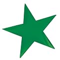 15'' Green Foil Stars