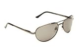 Ladies Retro Designer Fashion Aviator Metal Sunglasses with Polarized Lens - Perfect for Driving