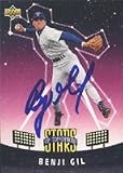 Benji Gil, Texas Rangers, 1993 Upper Deck Stars of Tomorrow Autographed Card