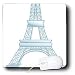 PS Creations - Eiffel Tower - Paris, France - Travel Art - Mouse Pads