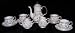 Porcelain hummingbird Floral junior mini TEA SET teaset