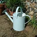 Beautiful blue watering can