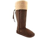 LACE UP SHEARLING BOOT