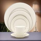 Lenox Maywood Platinum Banded Ivory China Demitasse Saucer