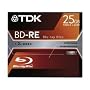 TDK BD-RE25JC2XE BD-RE 25GB Blu-ray Disc Jewel Case