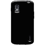 Amzer® Soft Gel TPU Gloss Skin Case - Black for Google/ LG Nexus 4 E960