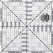 Creative Grids 8-1/2in x 8-1/2in Square It Up and Fussy Cut Ruler