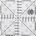 Creative Grids 8-1/2in x 8-1/2in Square It Up and Fussy Cut Ruler