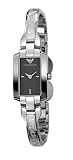 Emporio Armani Ladies Stainless Steel Bracelet Watch with Gunmetal Dial :  ladies emporio armani watches emporio armani ladies stainless steel bracelet watch with gunmetal dial bracelet