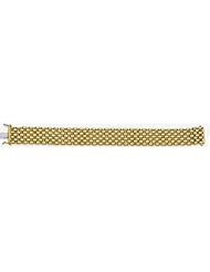 17mm 14k Panther Style Bracelet 7"
