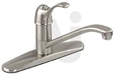 Gerber Allerton Series 40150SS Single Handle Kitchen Cast Spout Faucet with 9-1 16 Spout... by Gerber