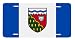 Northwest Territories Canada Flag Auto License Plate