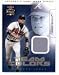 2003 Fleer Focus JE Team Colors Game Jersey #CJ Chipper Jones - Atlanta Braves (Piece of Authentic Game-Worn Jersey)(Baseball Cards)