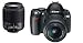 Nikon D60 10.2MP Digital SLR Camera with 18-55mm f/3.5-5.6G AF-S DX VR and 55-200mm f/4-5.6G ED IF AF-S DX VR Zoom-Nikkor Lens with 2 Nikon School DVDs