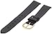Timex Men's Q7B821 Calfskin 16mm Black Replacement Watchband