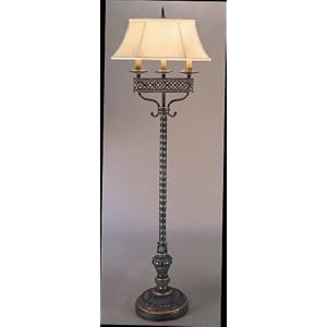 Fine Art Lamps Chateau 826720 Floor Candelabra 69 Floor Lamp 2-LT 120w in Celtic Green by Fine Art Lamps