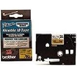 Brother P-Touch TZ Black on Yellow Flexible Tape 0.47