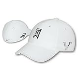 Tiger Woods TW Nike Victory Red Golf Cap Hat White M/L